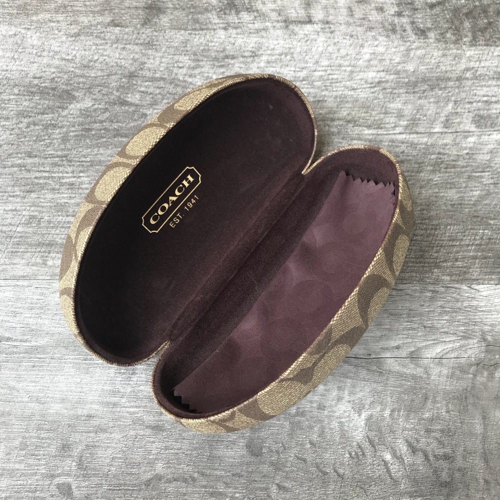 Large Hard Shell Coach Sunglasses Case 🕶 😎 - Picture 4 of 4